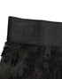 Dolce & Gabbana High Waist Briefs Black Floral Lace Underwear